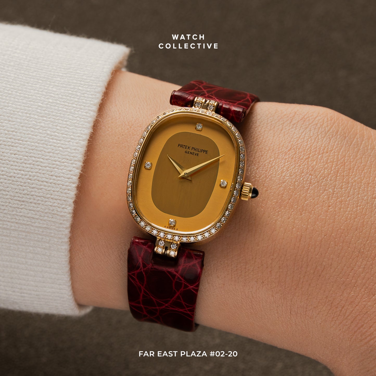 Patek Philippe Ellipse 18k Yellow gold 23mm manual winding
