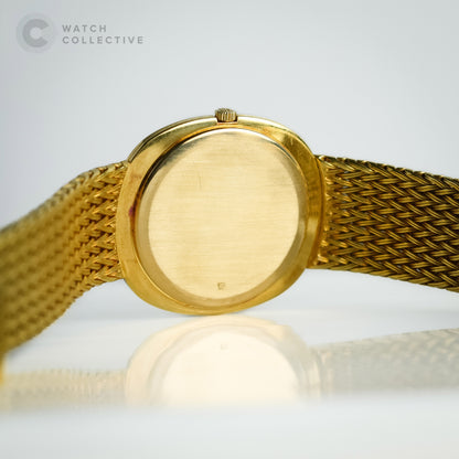 Patek Philippe 18k yellow gold dress watch 33mm automatic 3589