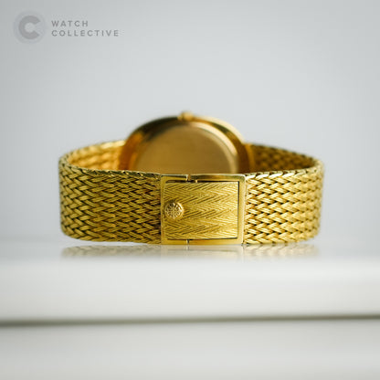 Patek Philippe 18k yellow gold dress watch 33mm automatic 3589