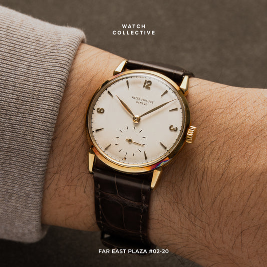 Patek Philippe Calatrava Small Seconds 18K Yellow Gold 35mm Manual (Includes modern solid gold deployant)
