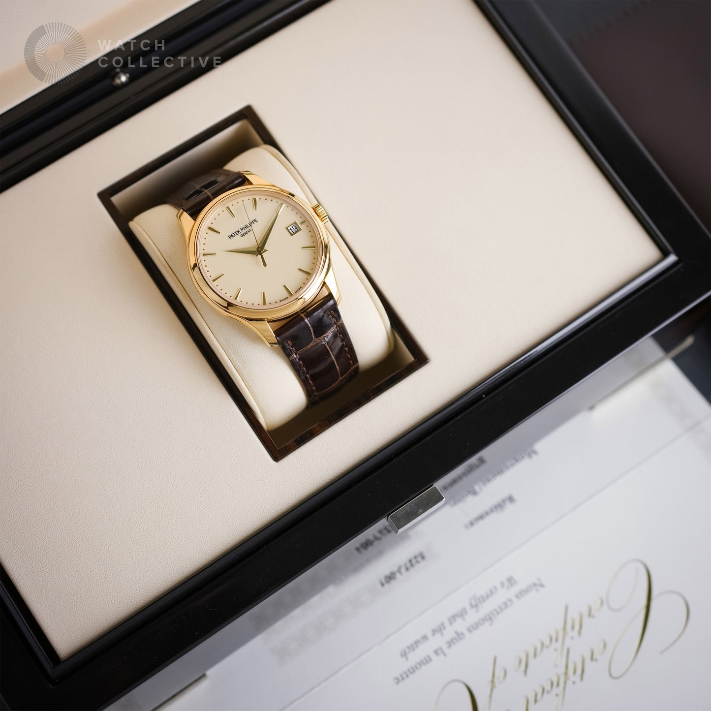 Patek Philippe Calatrava 18k yellow gold automatic 39mm 5227J