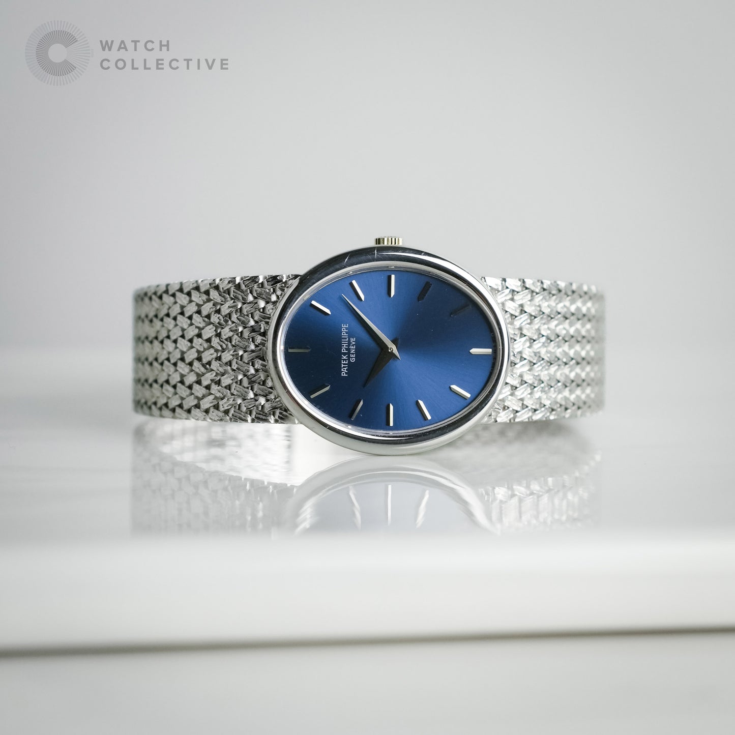 Patek Philippe Ellipse Oval-Shaped White Gold 30mm Manual 3598G