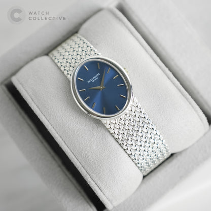 Patek Philippe Ellipse Oval-Shaped White Gold 30mm Manual 3598G