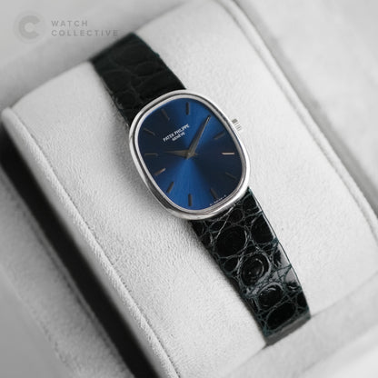 Patek Philippe Ellipse White Gold Blue Dial 4226