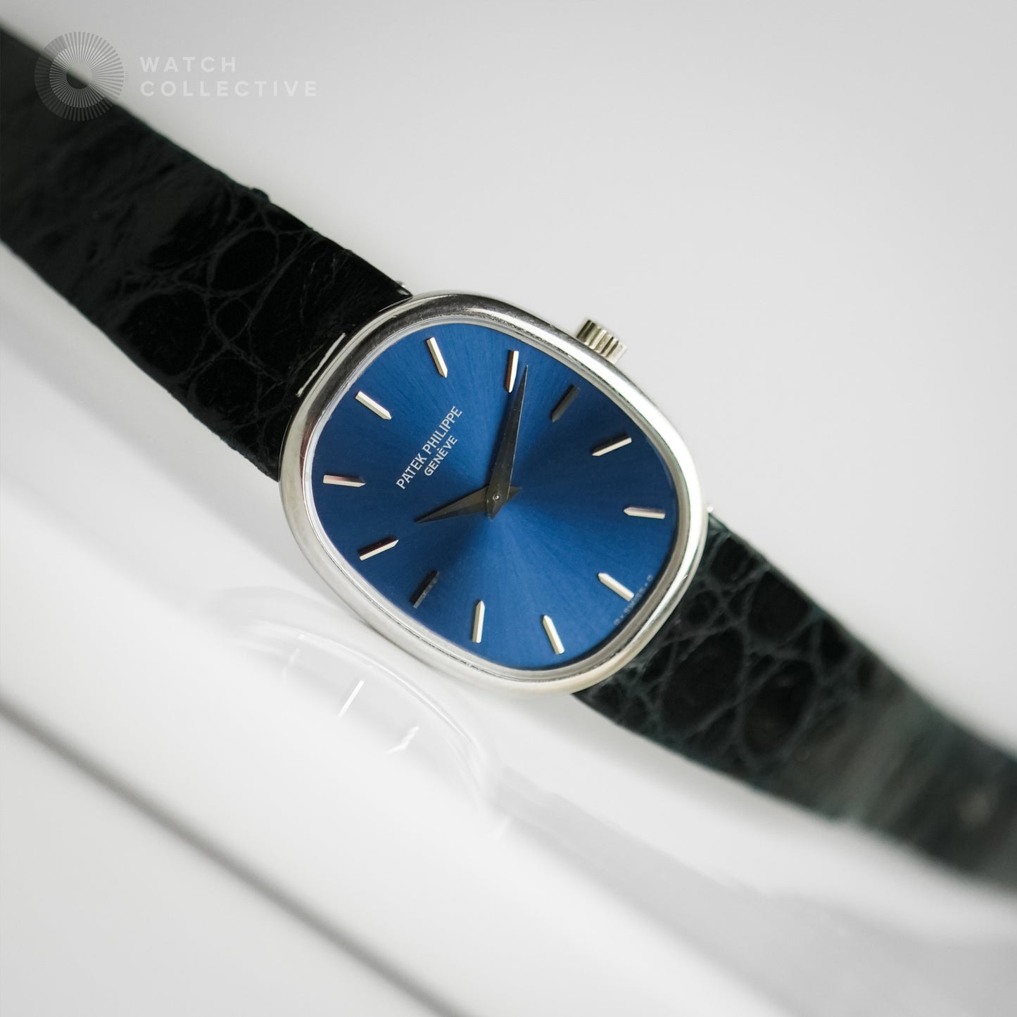 Patek Philippe Ellipse White Gold Blue Dial 4226