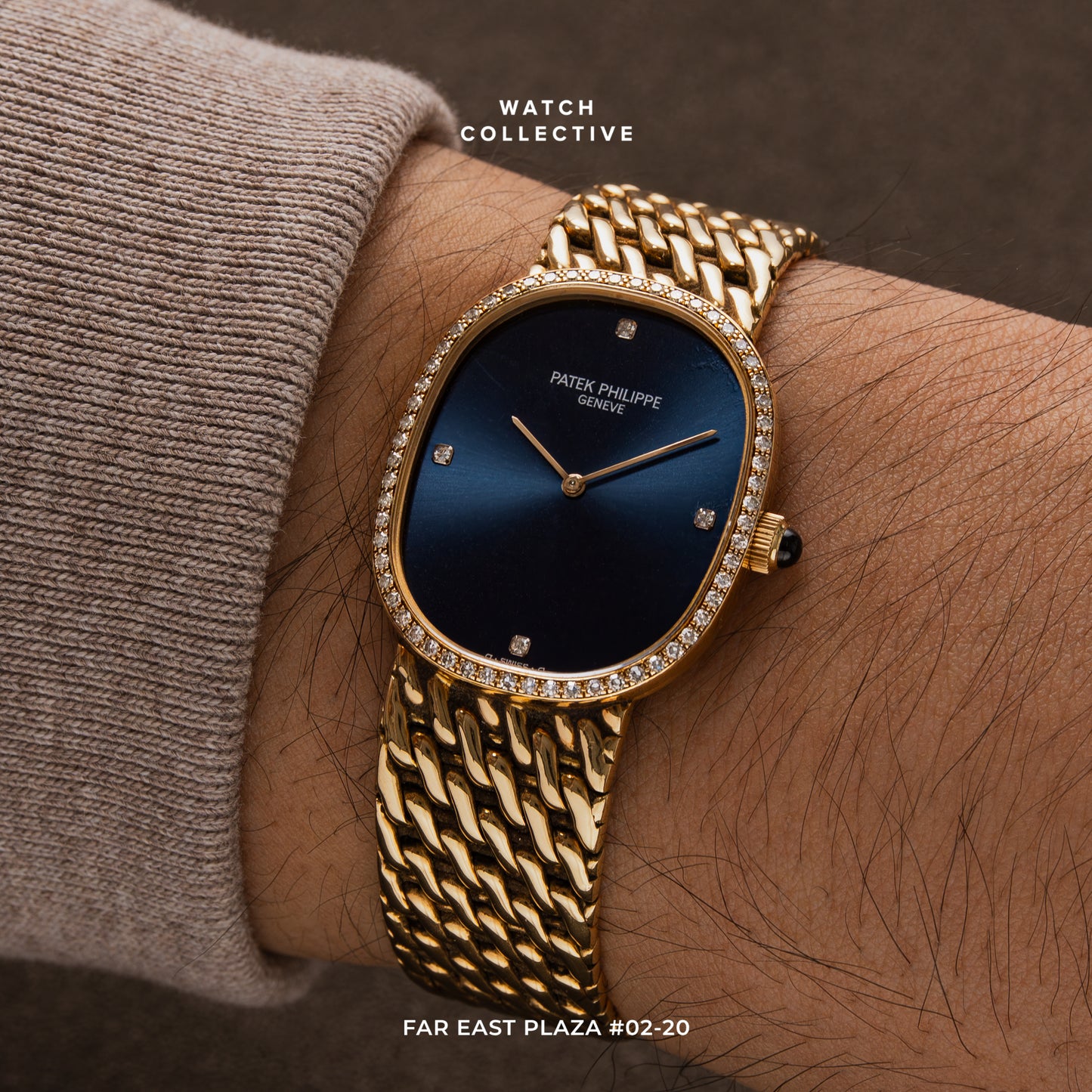 Patek Philippe Golden Ellipse 18k Yellow Gold 27mm Manual Wind 3849