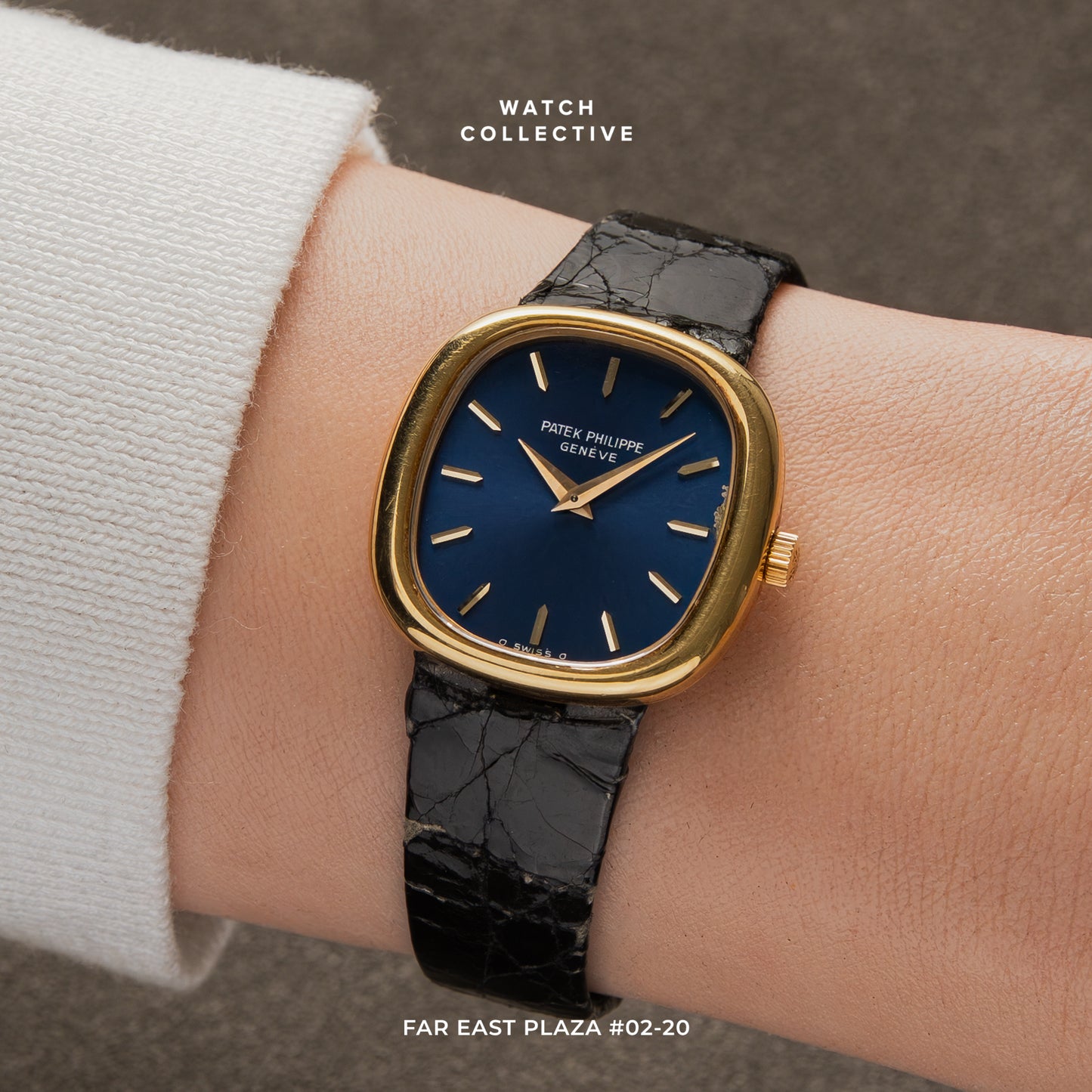 Patek Philippe Golden Ellipse 18k yellow gold 25mm manual wind