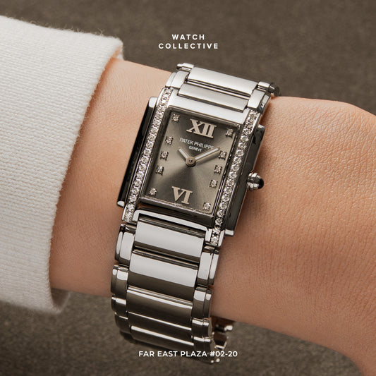 Patek Philippe Twenty 4 stainless steel 25x30mm quartz 4910/10A-01