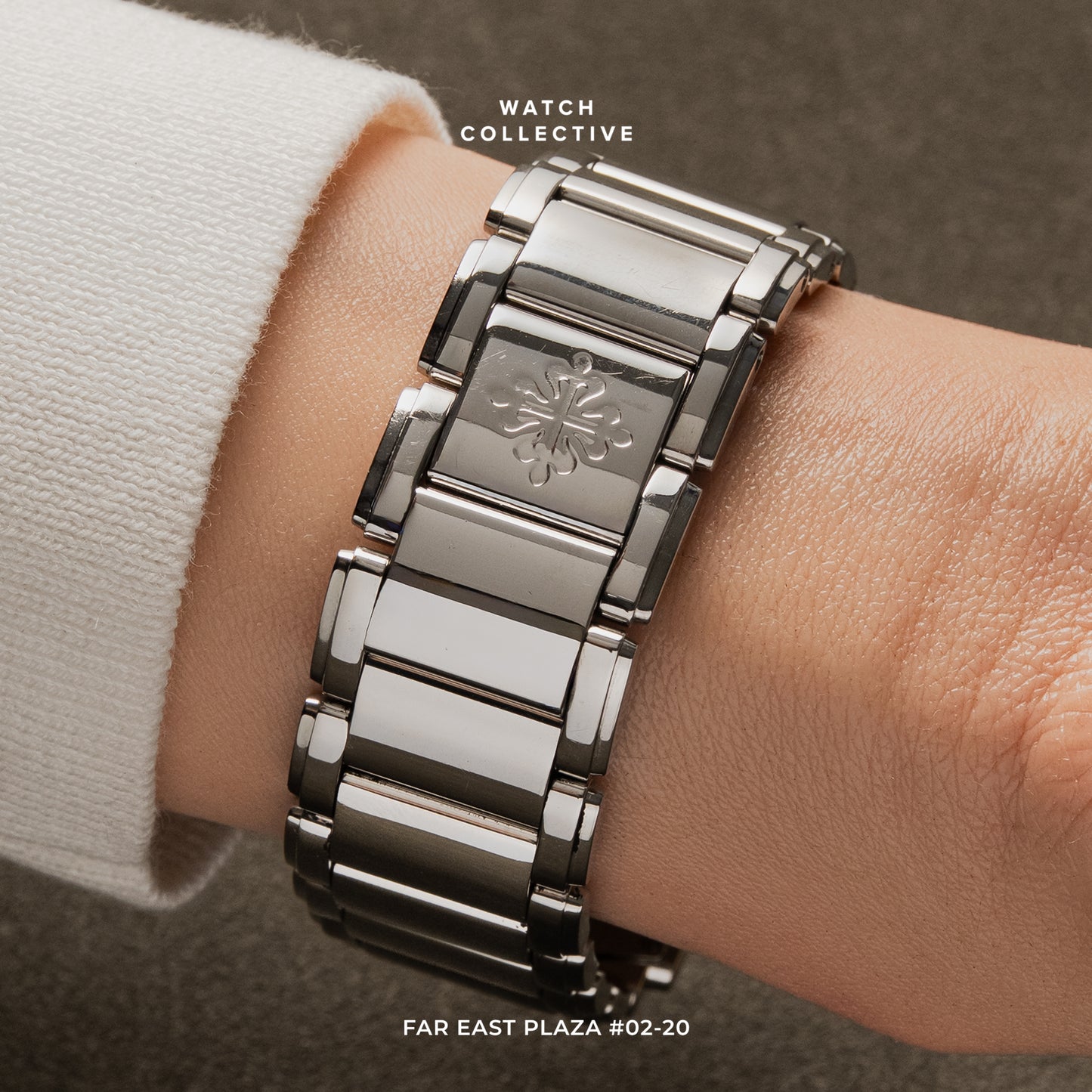 Patek Philippe Twenty 4 stainless steel 25x30mm quartz 4910/10A-01
