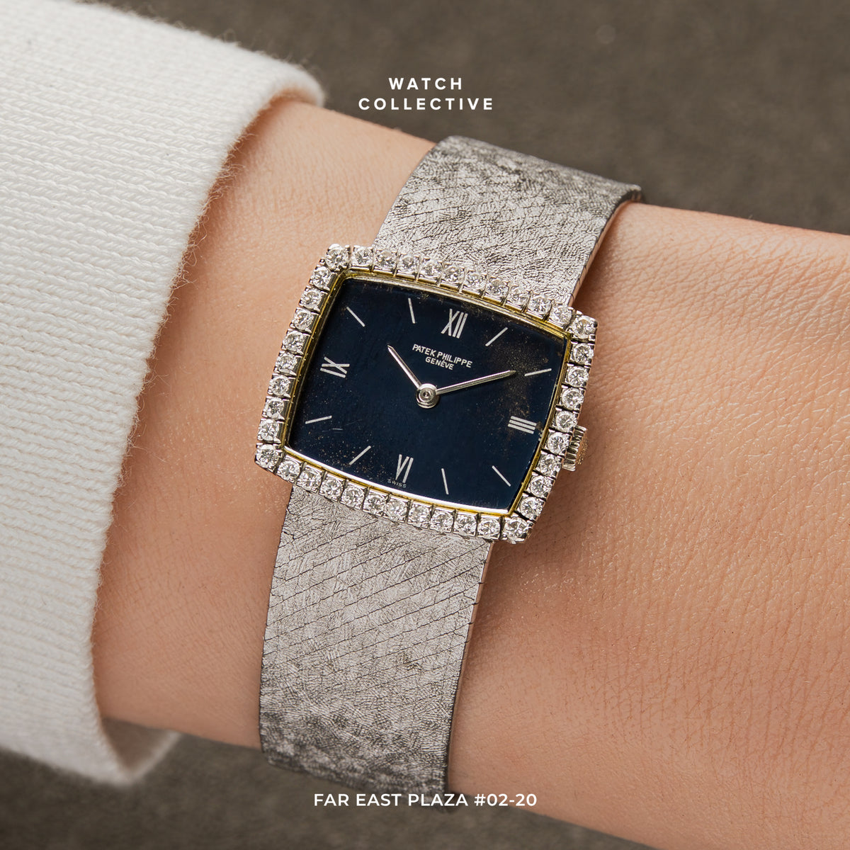 Patek Philippe Vintage 18k white gold 23mm manual winding