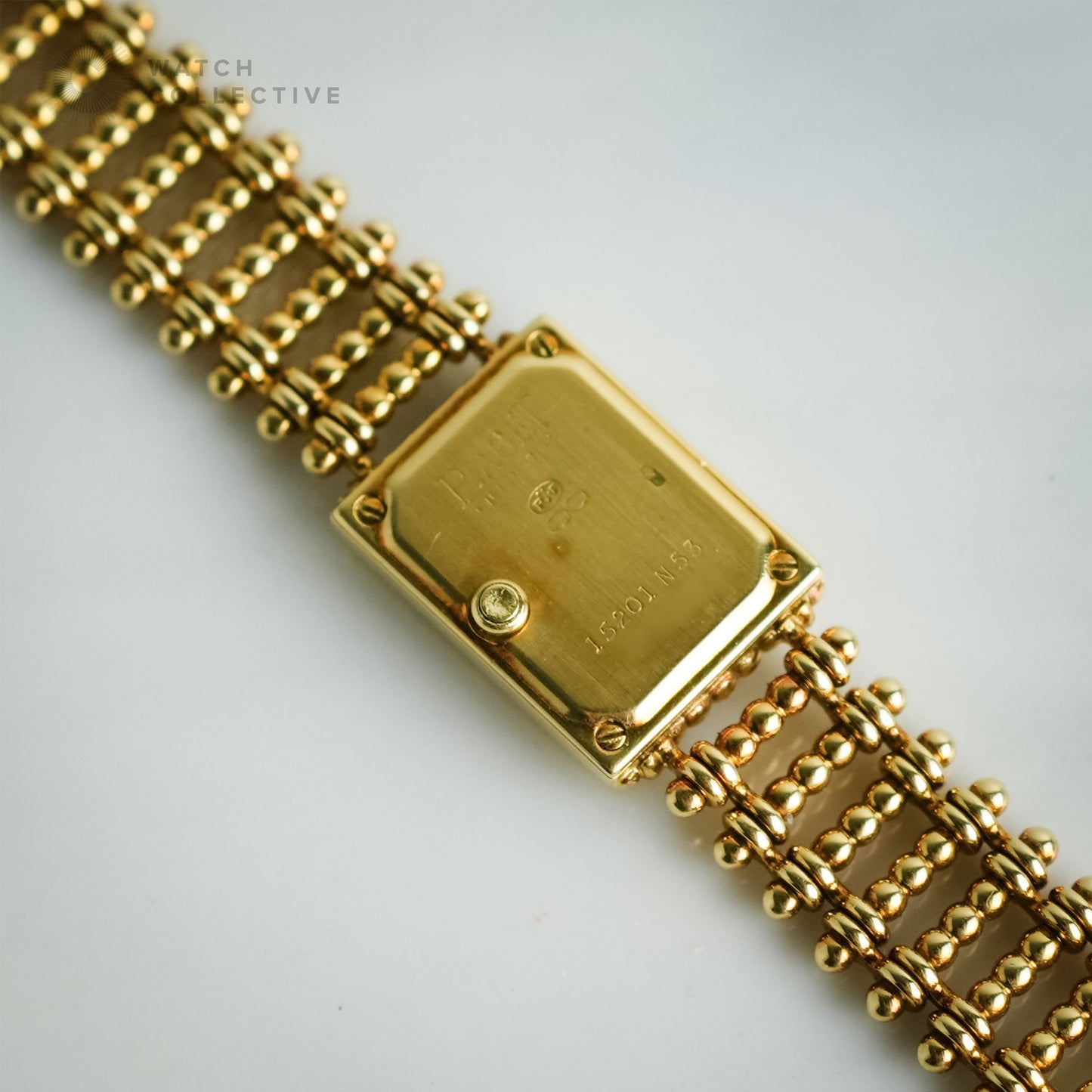 Piaget 18k Yellow Gold Pearl Dial quartz 13mm 15201