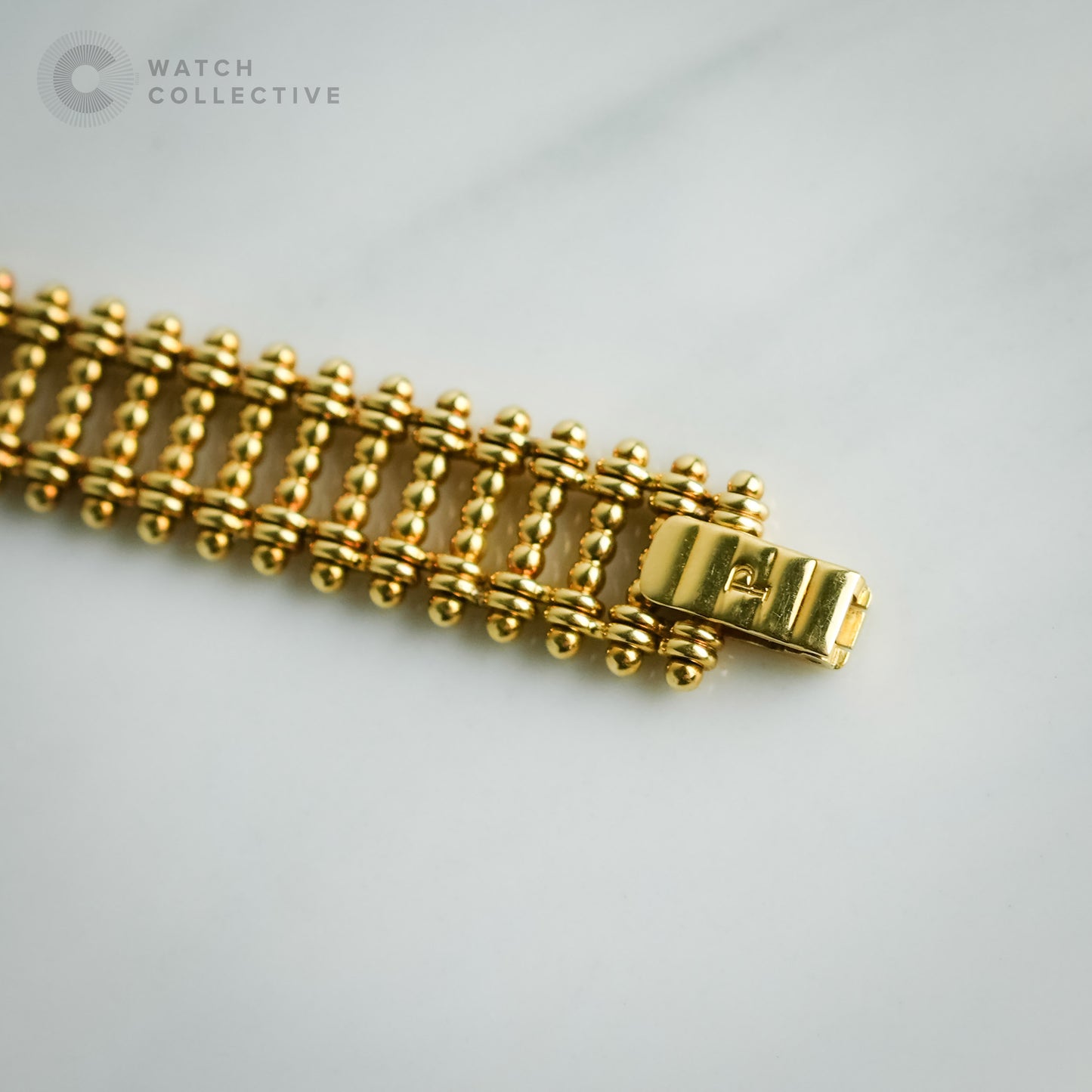 Piaget 18k Yellow Gold Pearl Dial quartz 13mm 15201
