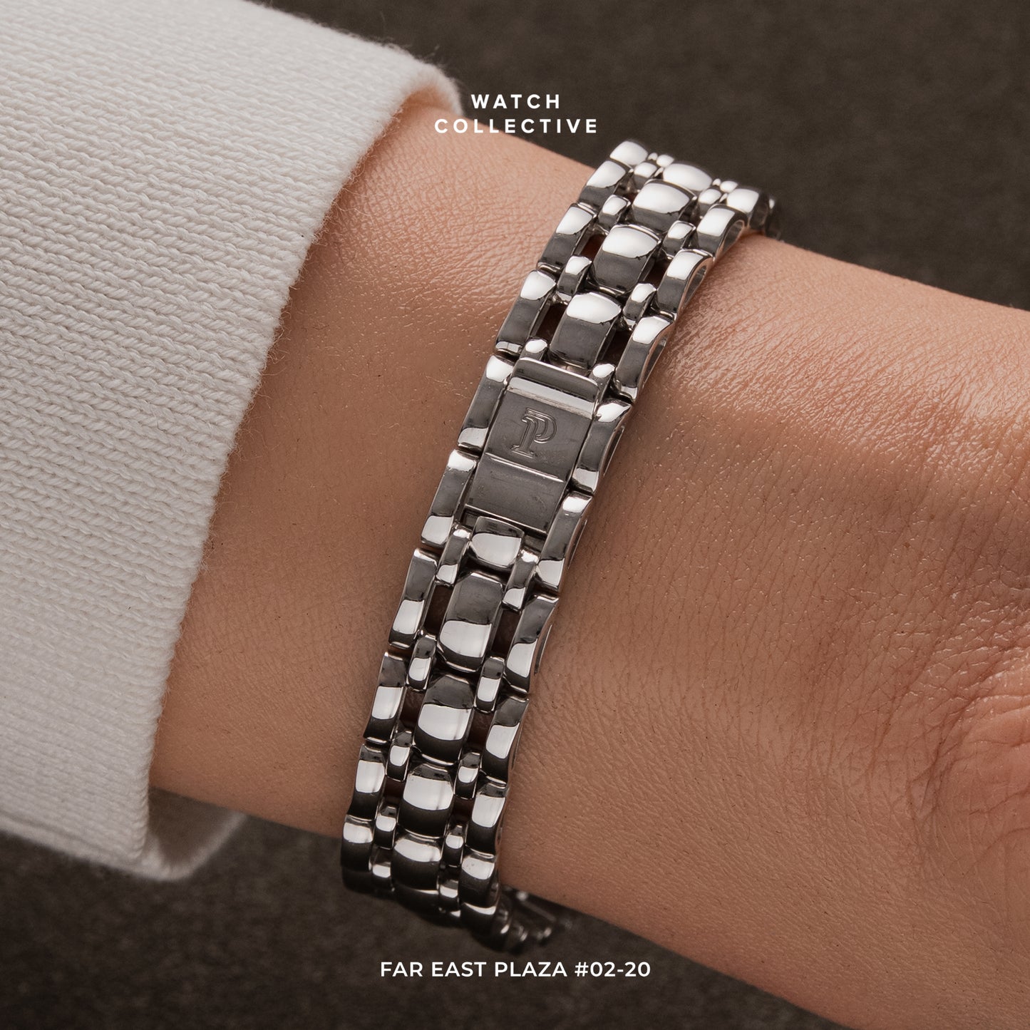 Piaget Mini Polo 18k White Gold Jade dial 21mm quartz 8296 K 61