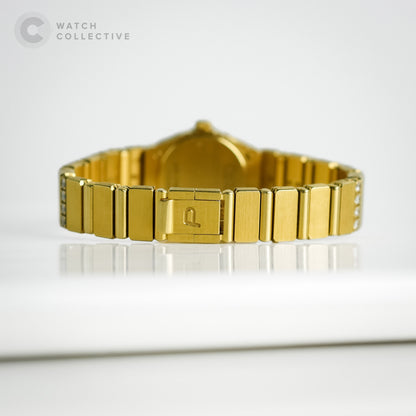 Piaget Polo 18k yellow gold factory diamonds 19mm quartz  841 C 607
