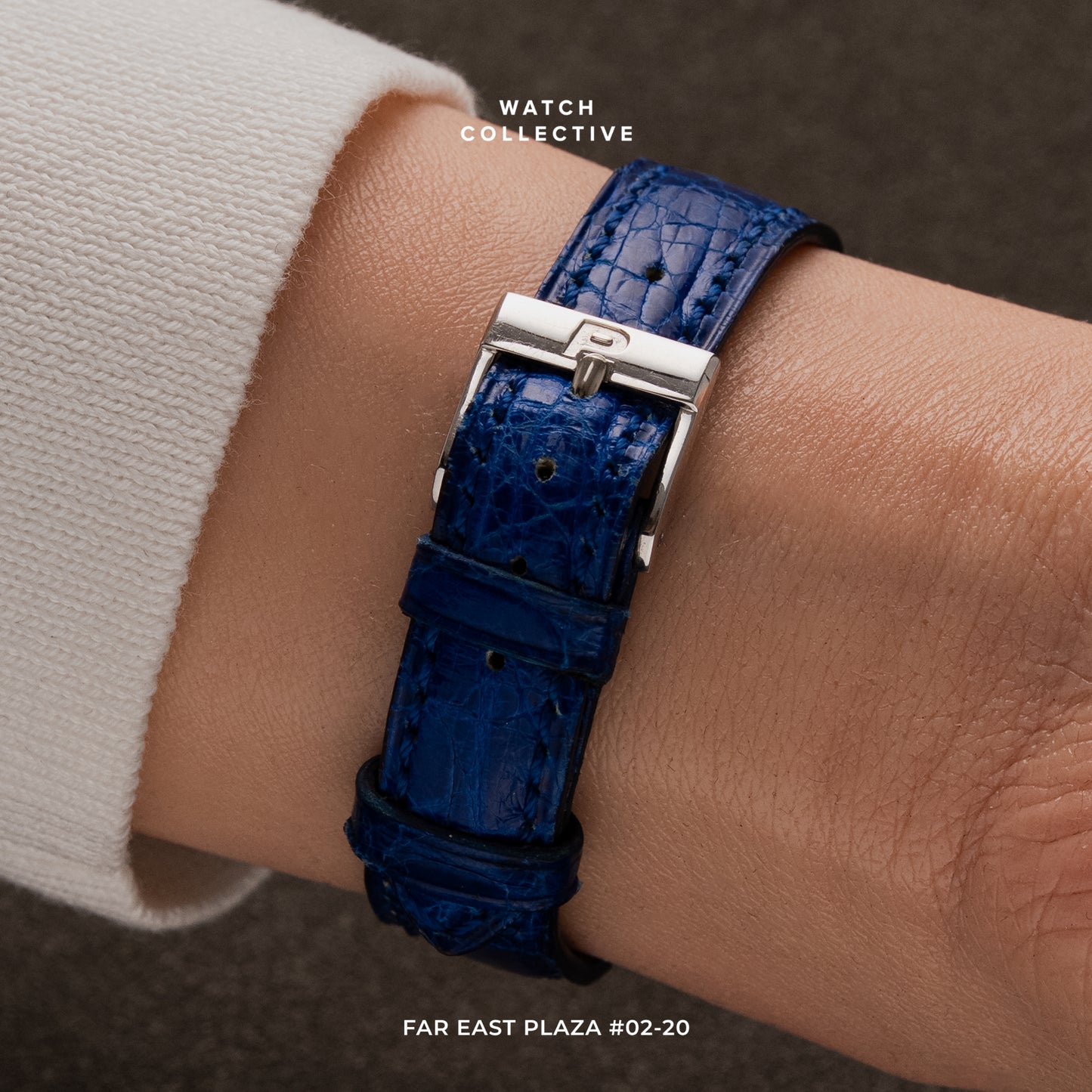 Piaget Protocole Lapis dial 18k White gold 20mm quartz 8354N