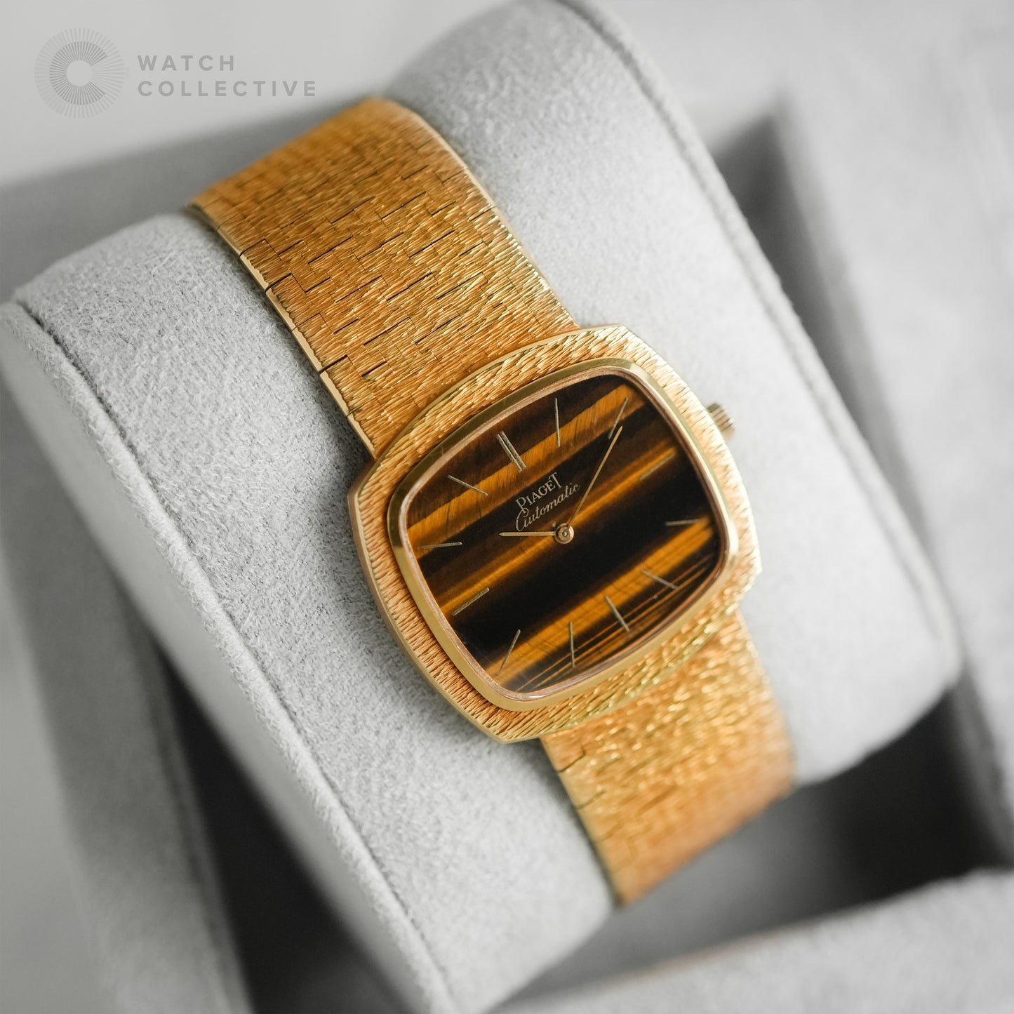 Piaget Tiger Eye Dial Automatic with Bracelet 12431 A6