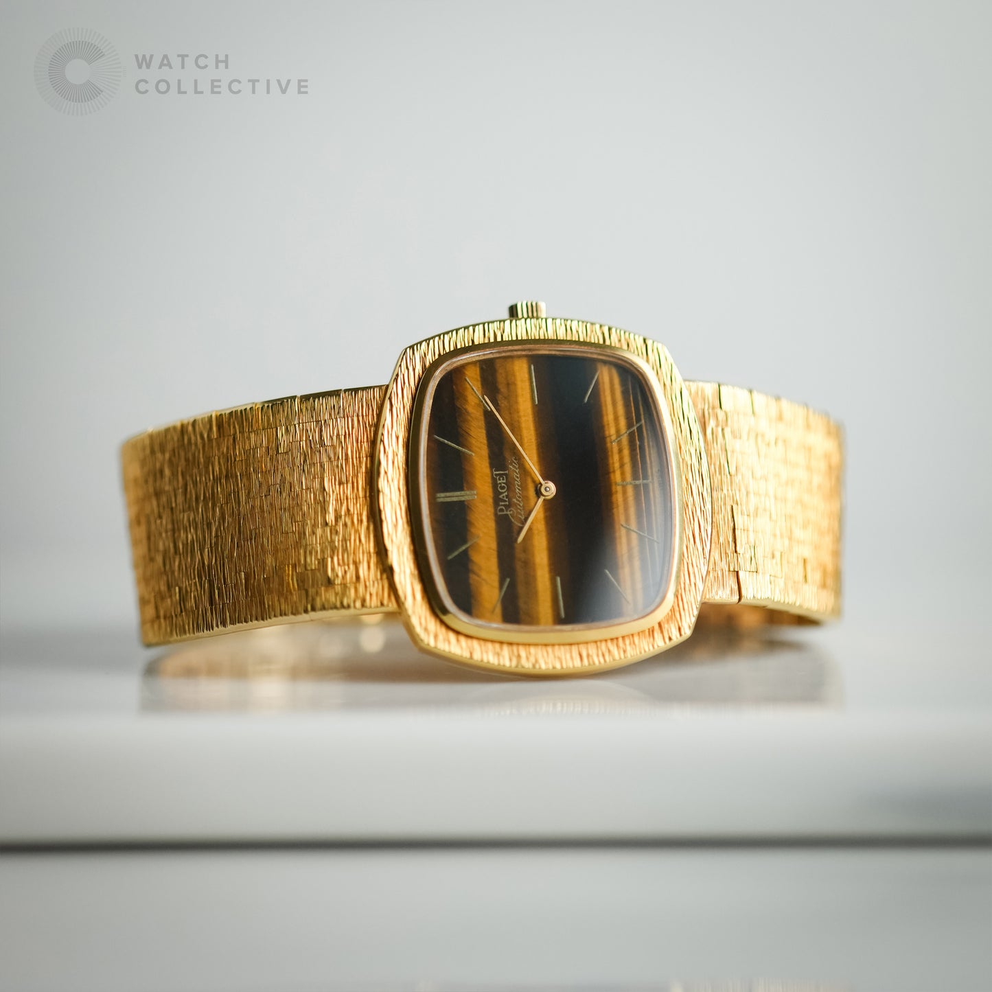 Piaget Tiger Eye Dial Automatic with Bracelet 12431 A6