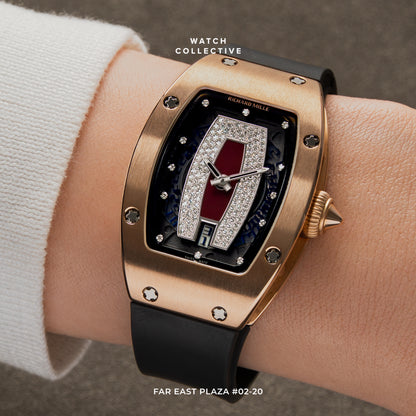 Richard Mille Lady Tonneau 18k Rose Gold 31x45mm automatic