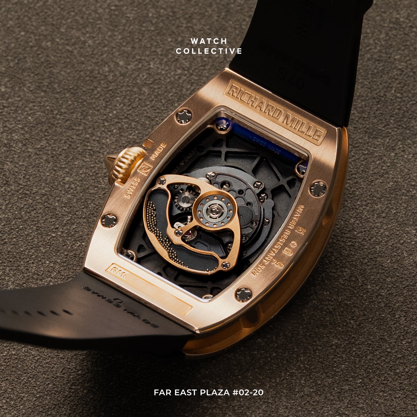 Richard Mille Lady Tonneau 18k Rose Gold 31x45mm automatic