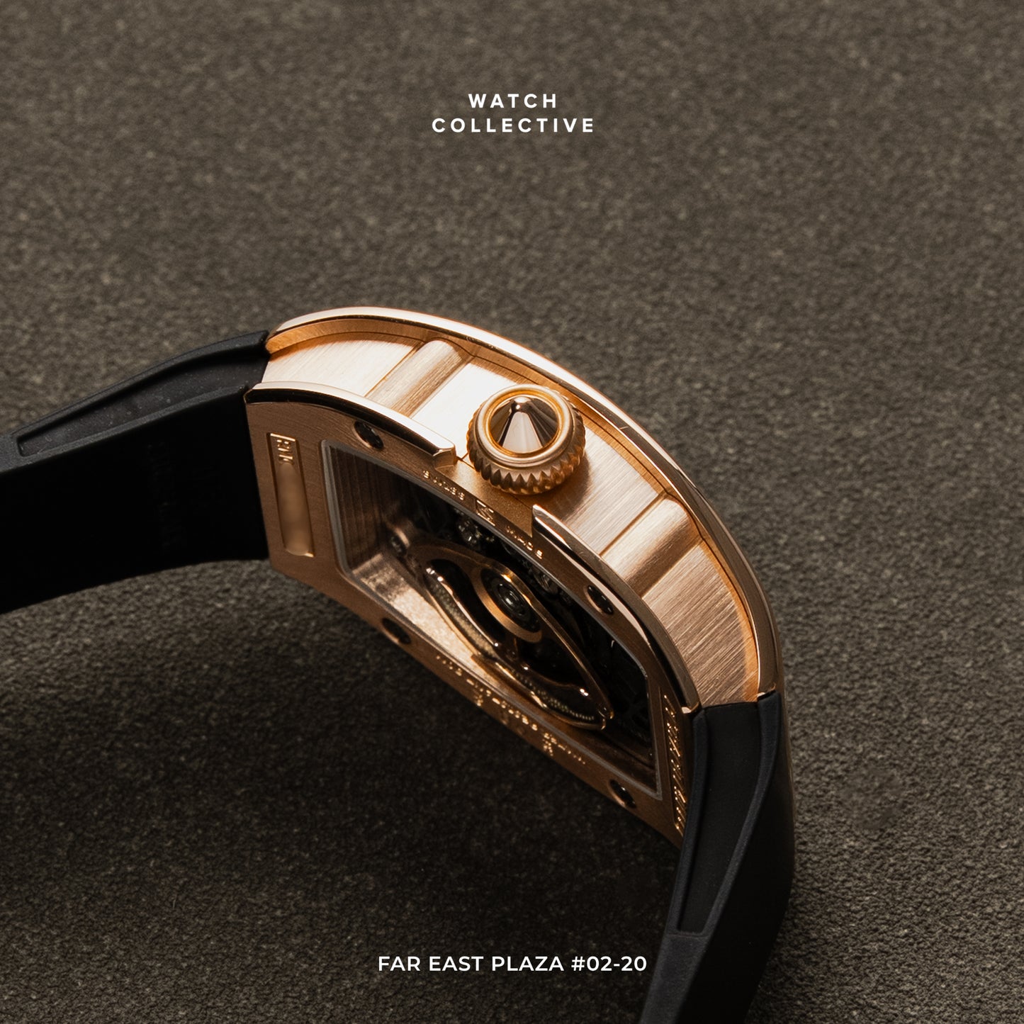 Richard Mille Lady Tonneau 18k Rose Gold 31x45mm automatic