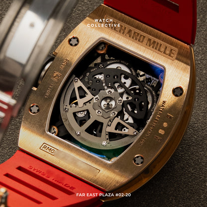 Richard Mille Curved Tonneau 18k Rose Gold 39.3x48mm 18k rose gold automatic
