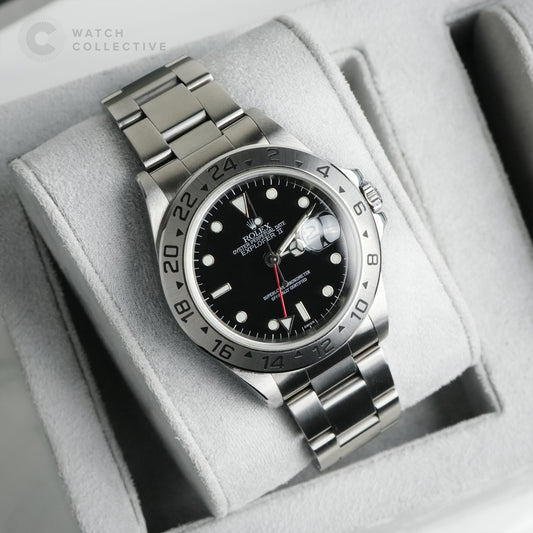 Rolex Explorer II Swiss Only Black Dial 16570