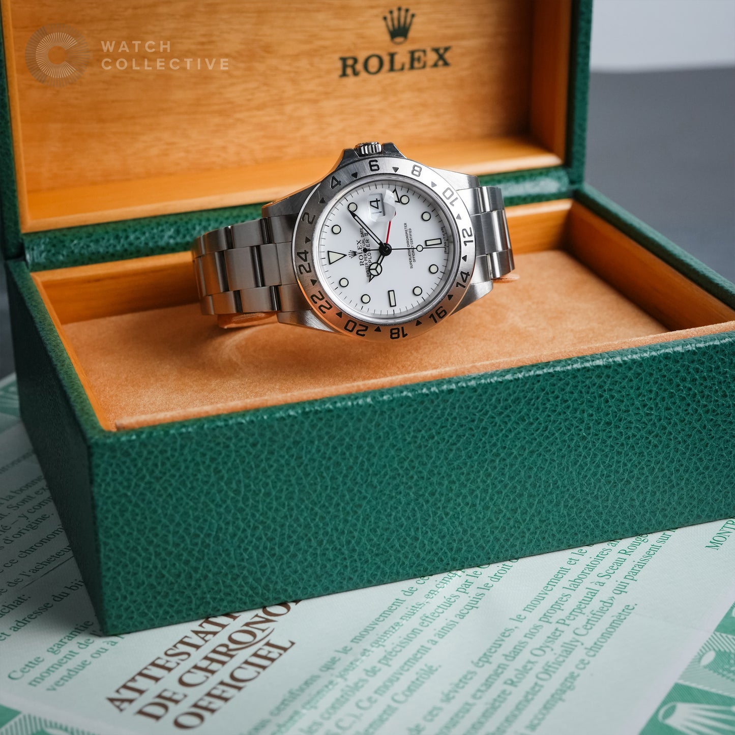 Rolex Explorer II White Polar "Tritinova" Dial 16570