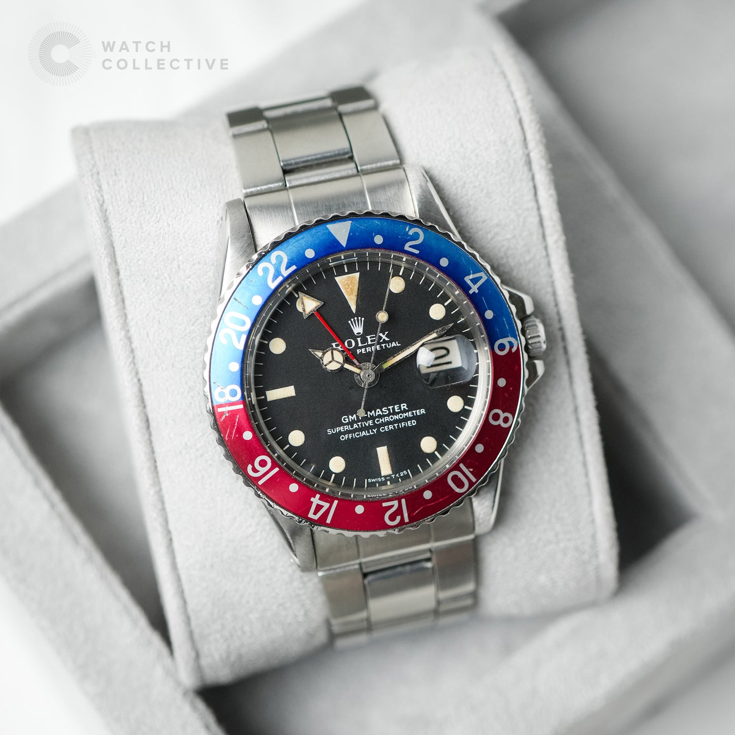 Rolex GMT Master "Pepsi" 1675 | Watch & Service Receipt