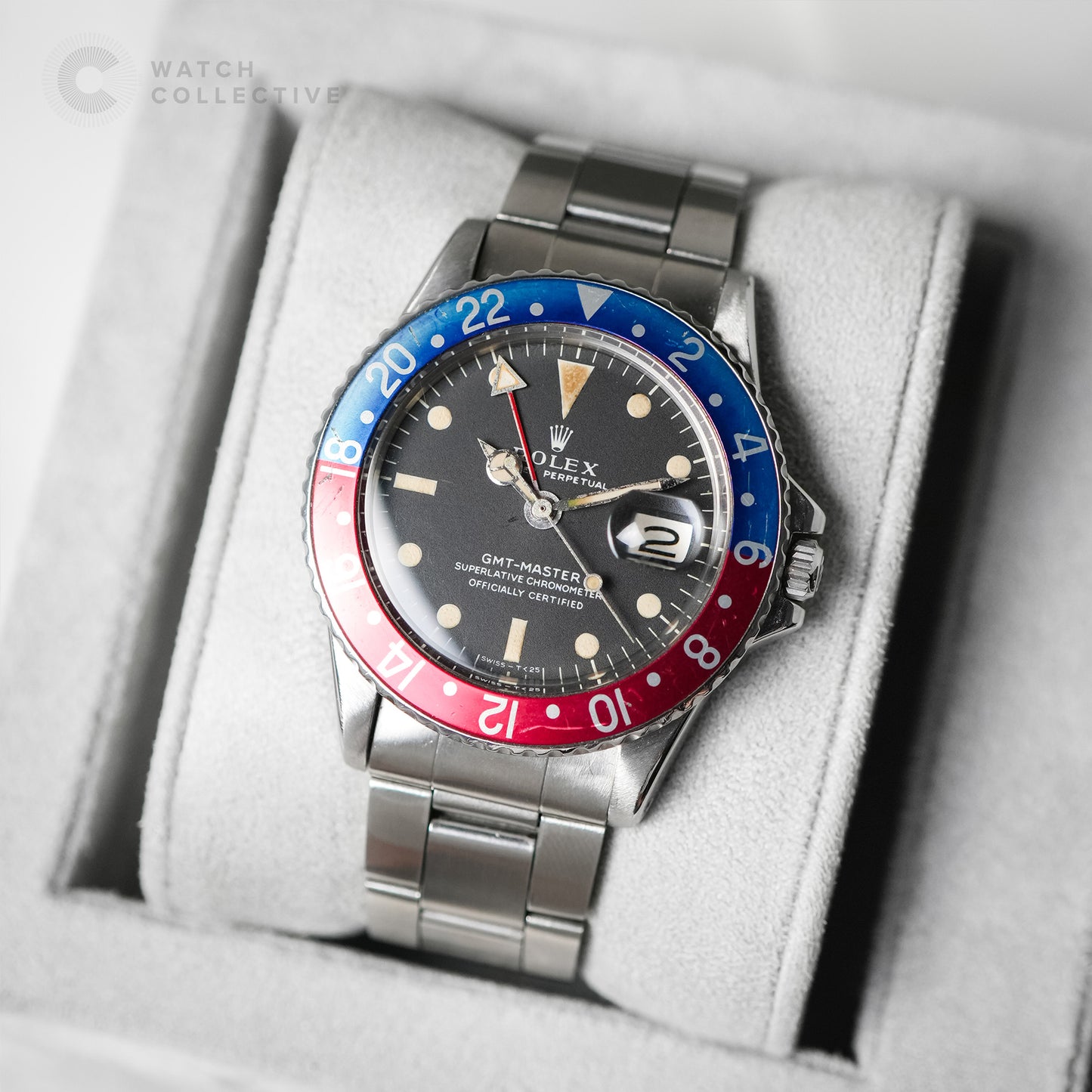 Rolex GMT Master "Pepsi" 1675 | Watch & Service Receipt