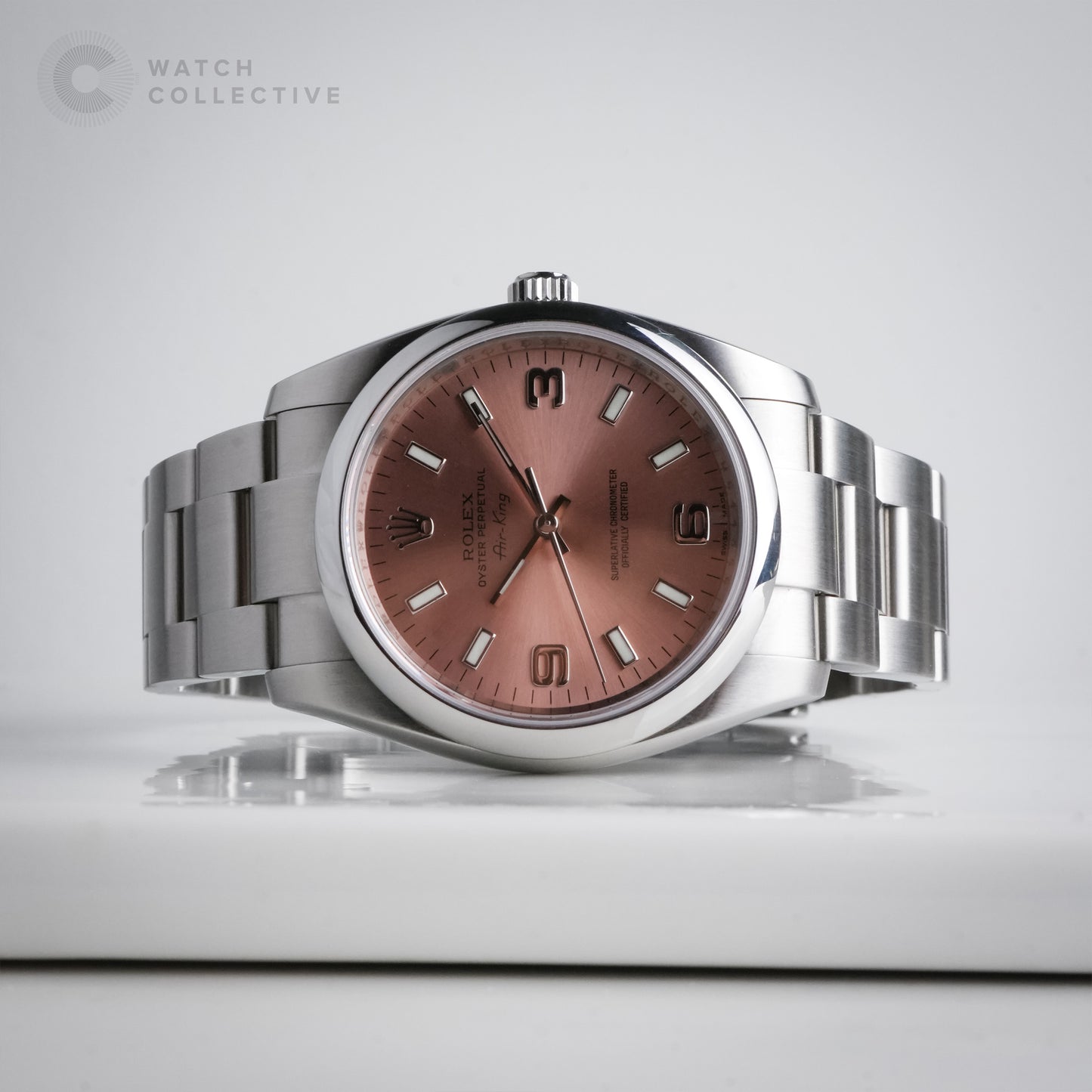 Rolex Air-King Pink Salmon 34 114200