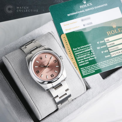 Rolex Air-King Pink Salmon 34 114200