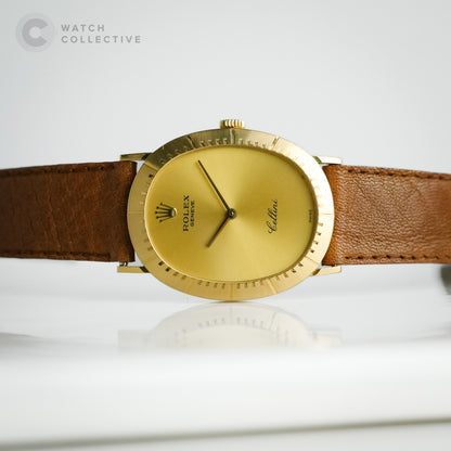 Rolex Cellini 18k yellow gold 28x33mm manual winding 4056