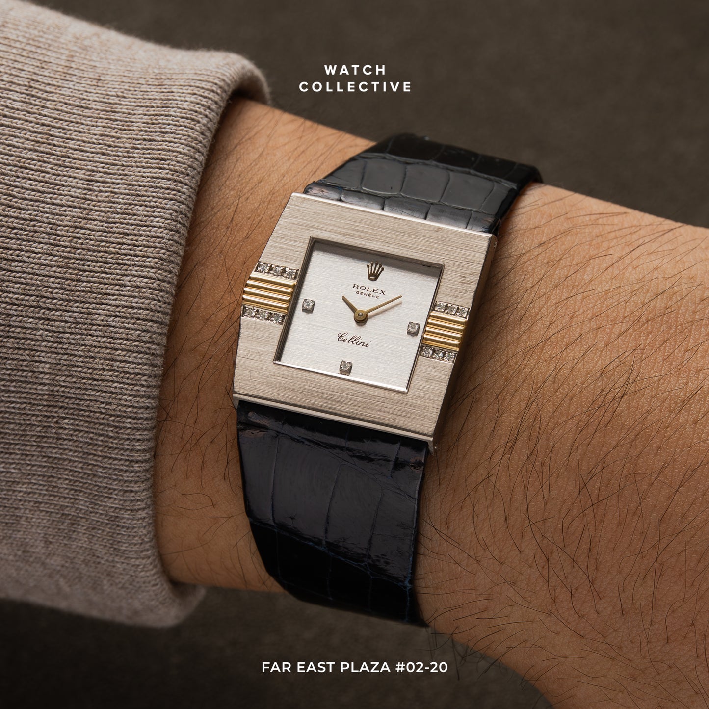 Rolex Cellini 18k White Gold 27mm manual winding