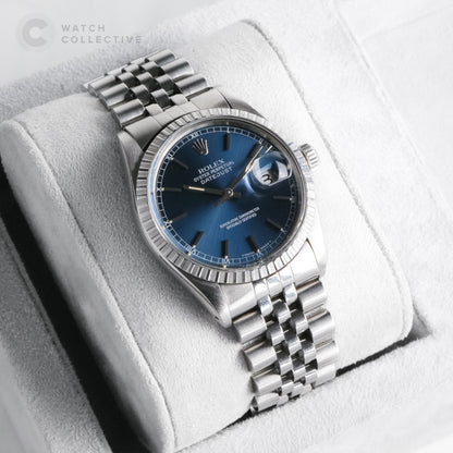 Rolex Datejust 36 Blue Dial Jubilee Bracelet 16030