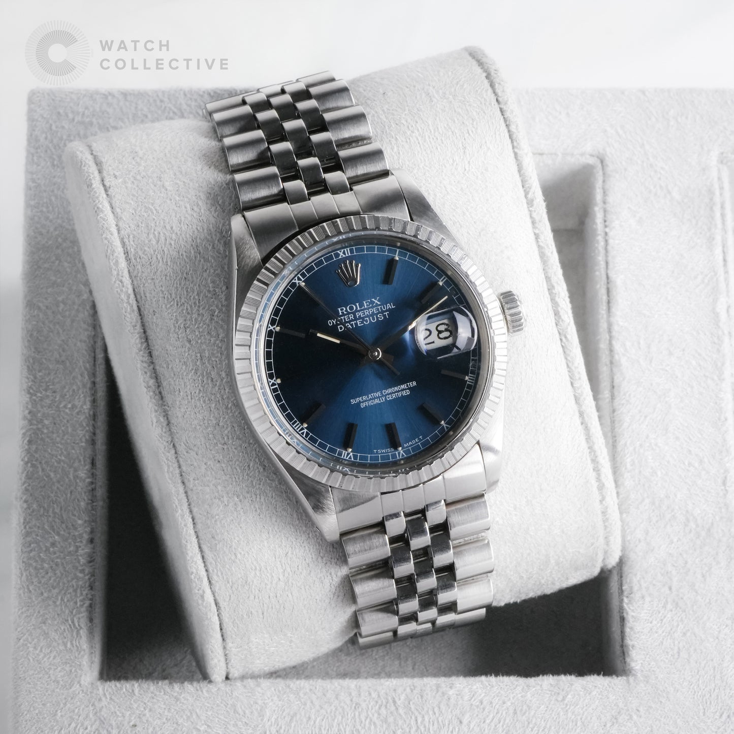 Rolex Datejust 36 Blue Dial Jubilee Bracelet 16030