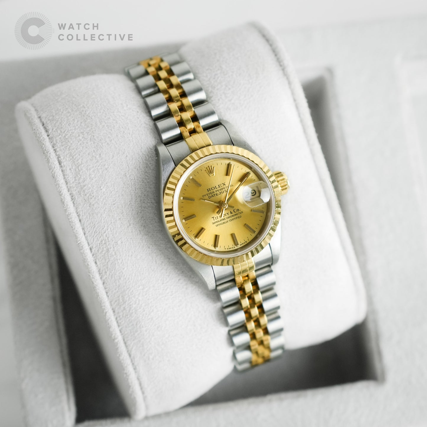 Rolex Datejust Tiffany &amp; co champagne dial 26mm automatic