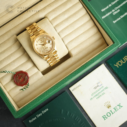 Rolex Day-Date 18248 President Bark Finish | Complete Set