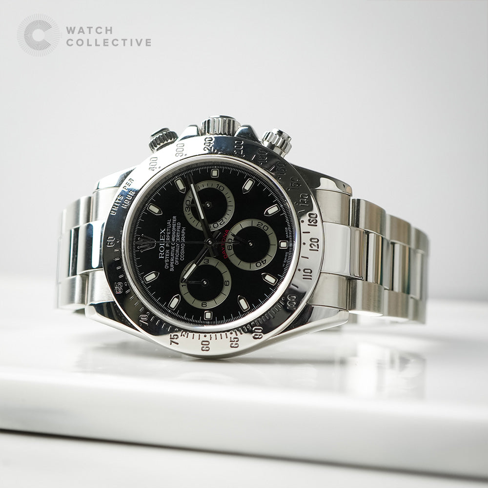 Rolex Daytona Steel Bezel 116520