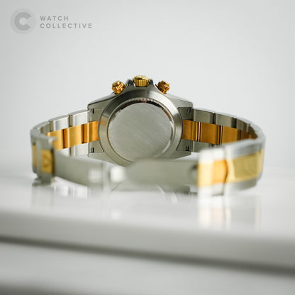 Rolex Daytona Black Dial Two-Tone gold/steel 40mm automatic 116523