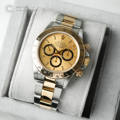 Rolex Daytona Zenith 40mm Half Yellow Gold 16523