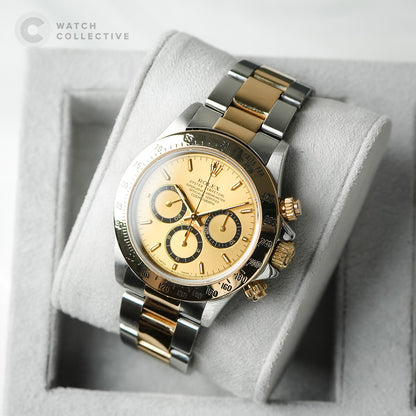 Rolex Daytona Zenith 40mm Half Yellow Gold 16523