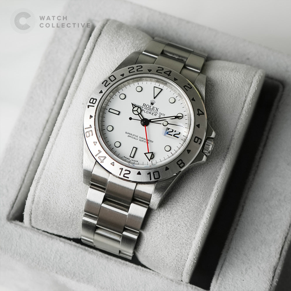 Rolex Explorer II 16570 Polar, 3186 Movement