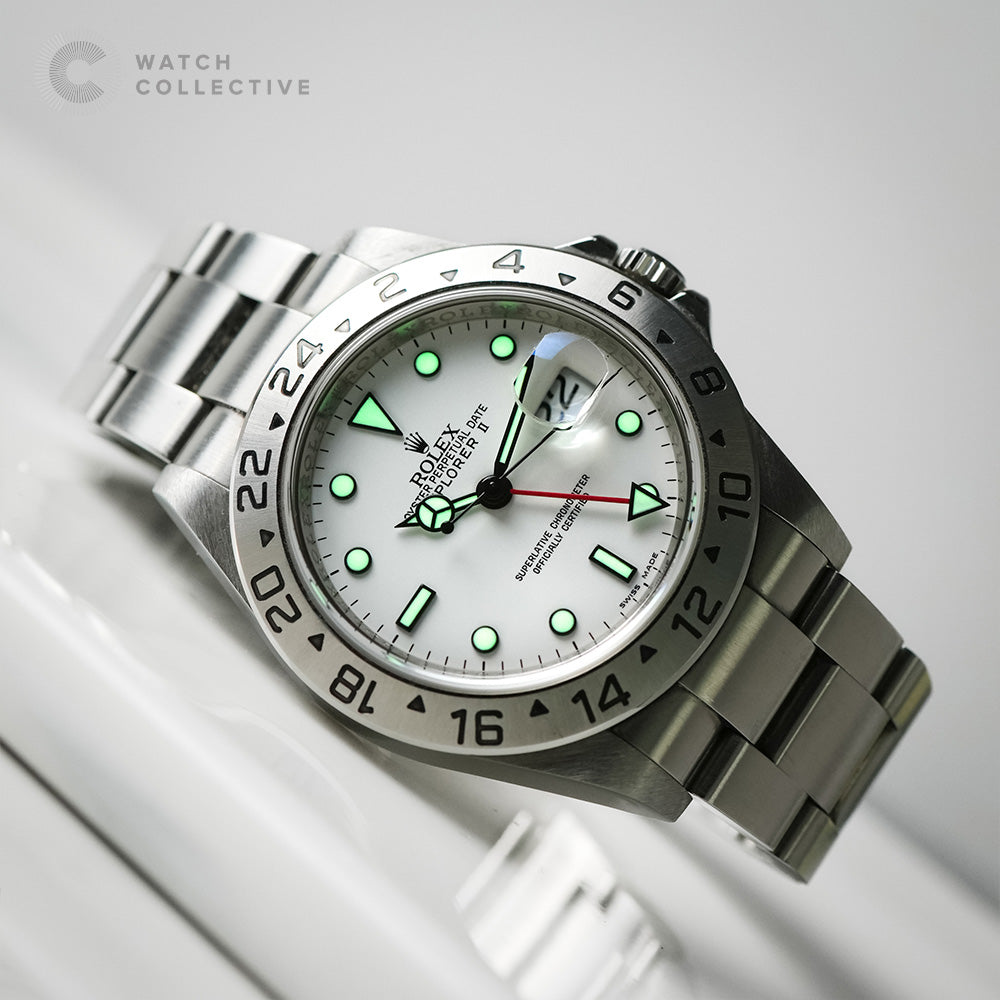 Rolex Explorer II 16570 Polar, 3186 Movement