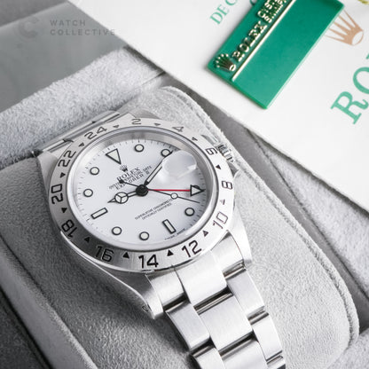 Rolex Explorer II Polar White Swiss Made Dated 2001 P Serial