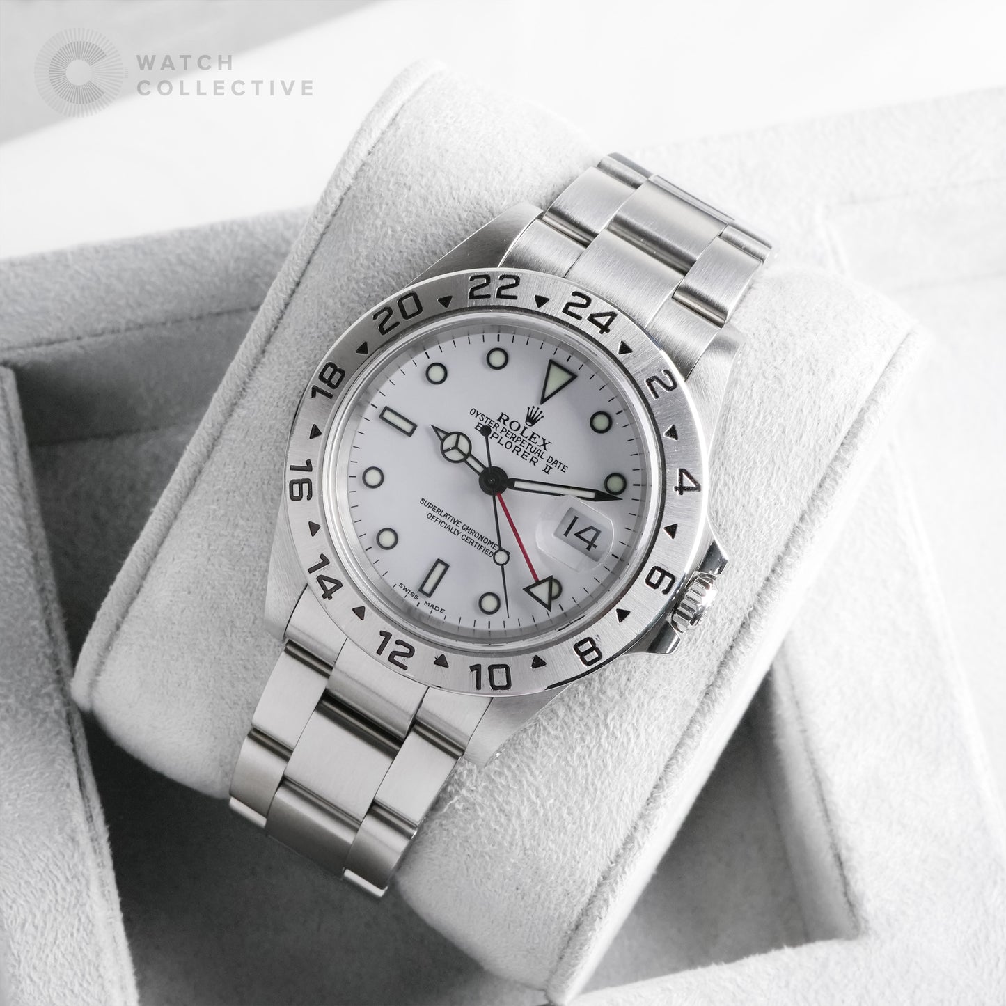 Rolex Explorer II Polar White Swiss Made Dated 2001 P Serial