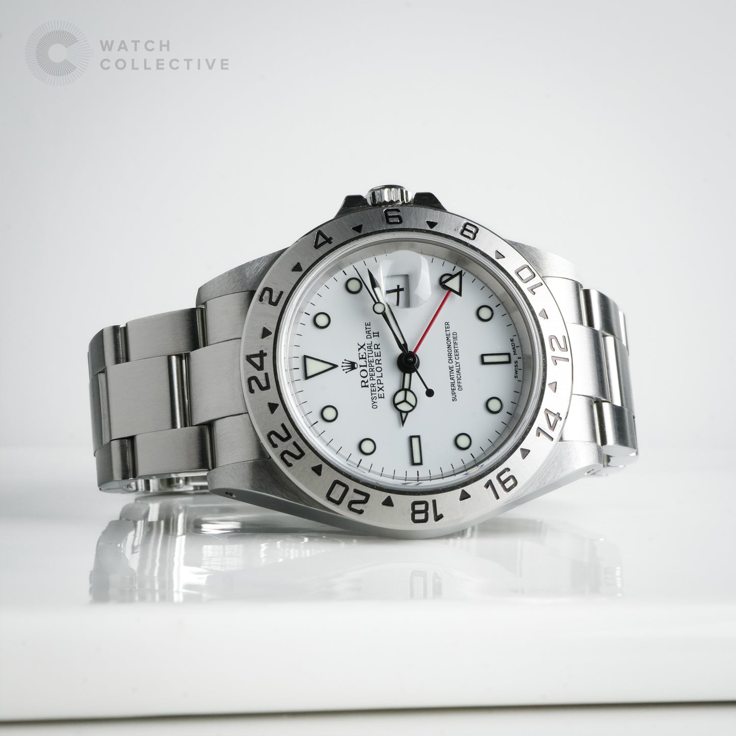 Rolex Explorer II Polar White Swiss Made Dated 2001 P Serial