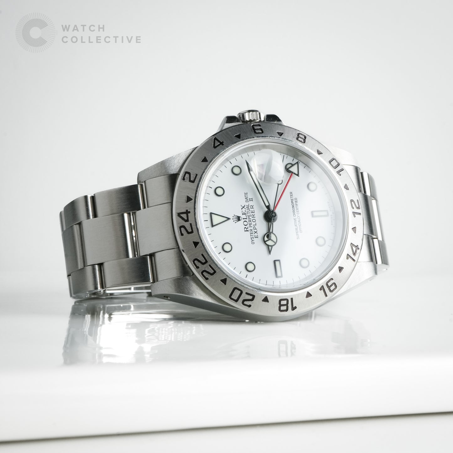 Rolex Explorer II Polar White Swiss Made Dated 2001 P Serial