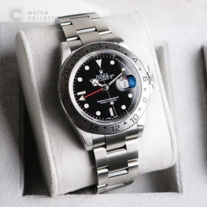 Rolex Explorer II Black Dial Full Steel M16570