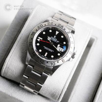 Rolex Explorer II Black Dial Full Steel M16570