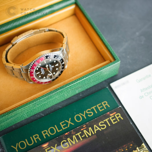 GMT Master II Coke stainless steel 40mm automatic 16710